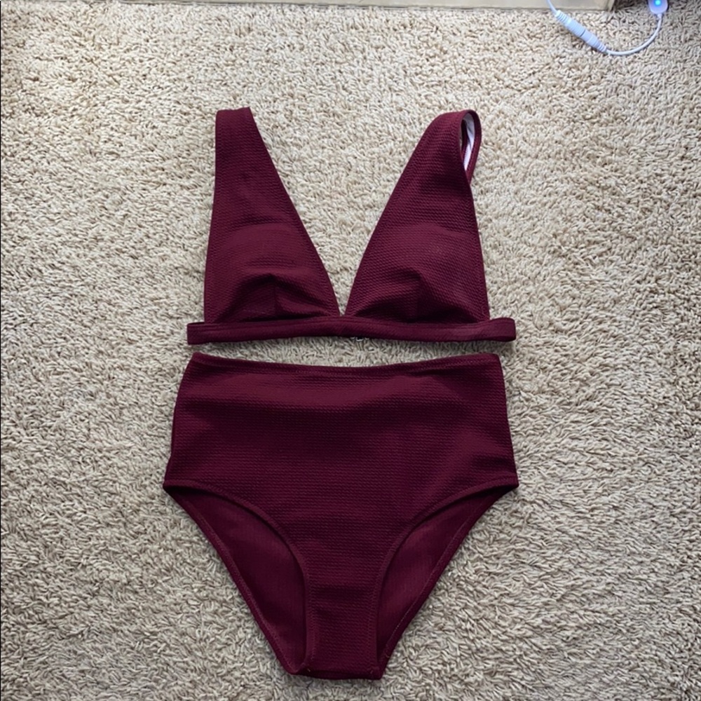zaful high waisted bikini